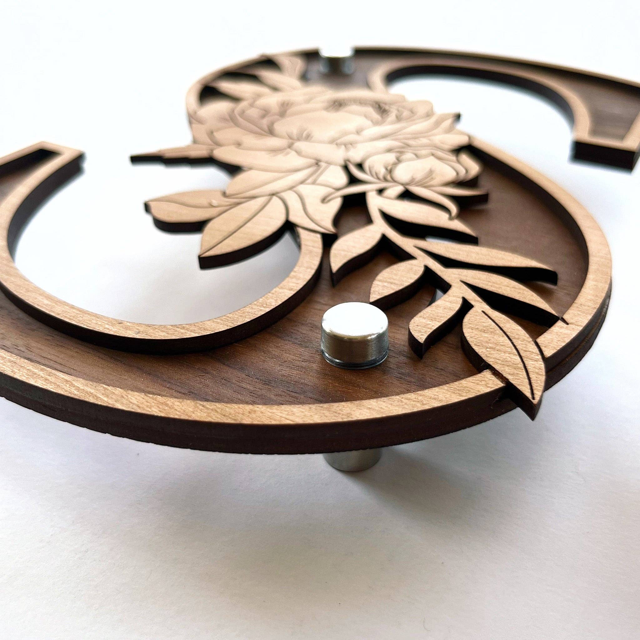 Inspired Indigo - Wholesale Wall Accent - Wood Letters and Numbers Wall Art - Floral Design4