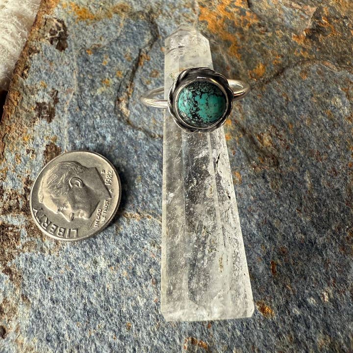 Wild Mountain Silver – wholesale Cocktail/statement ring – Blue Moon Turquoise Sterling Silver Ring1