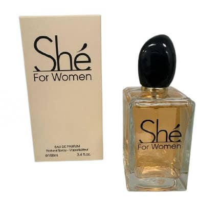 SHE Eau de Parfum för kvinnor – 3,4 oz av Fragrance Couture för wholesale av Daspar
