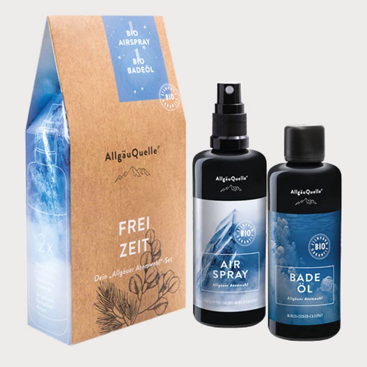Set regalo Atemwohl per la vendita all'ingrosso da parte di Allgäuquelle Naturprodukte GmbH