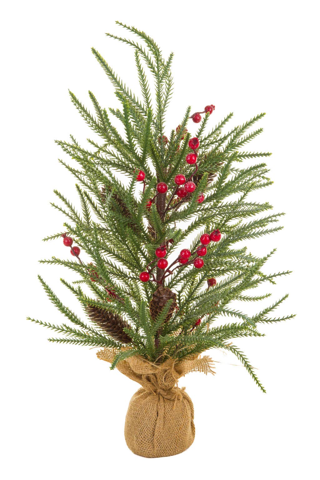 Starlight Collection - Wholesale Artificial Christmas Tree - Green Glittery Christmas Tree with Berries2