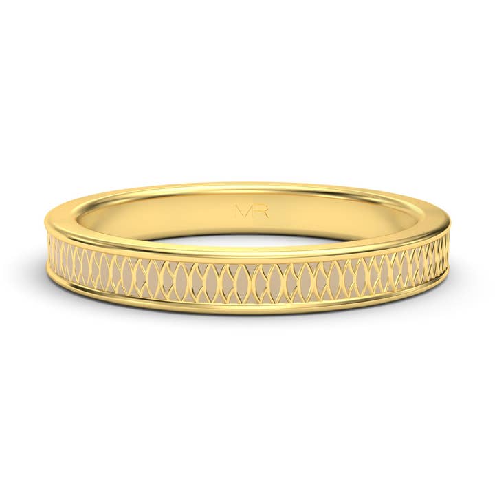 Mosaic Single Band Enamel Ring for wholesale by MARCELLO RICCIO