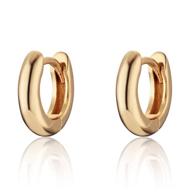 Mini Huggie Creolen für den Großhandel von Scream Pretty - Recycled Sterling Silver Jewellery