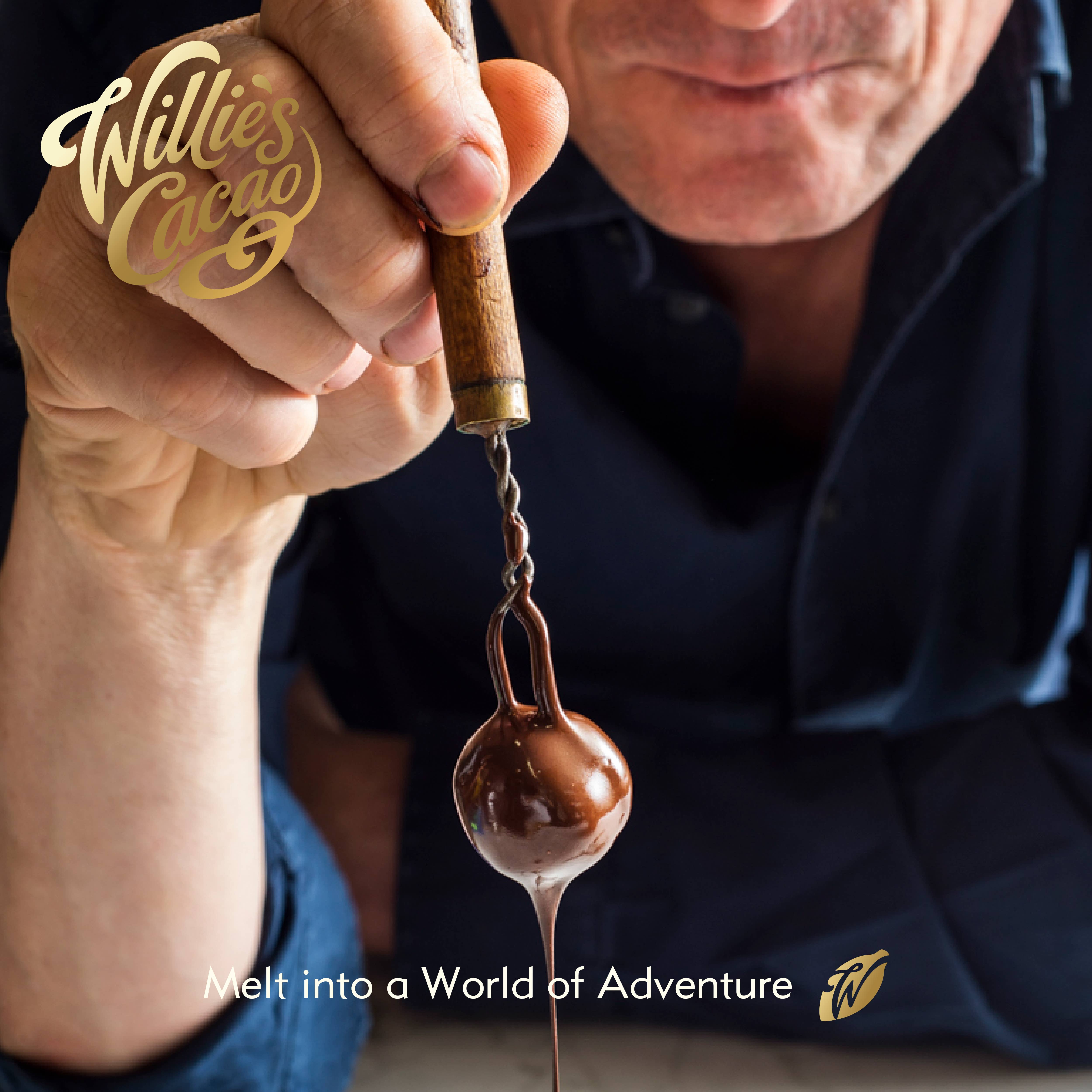 Willie's Cacao USA - Wholesale Chocolate Box - Vegan Dark Chocolate Praline Truffles With Sea Salt Gift Box4