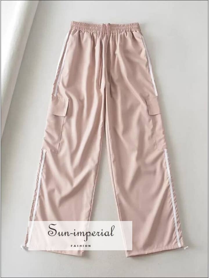 Sun Imperial - Wholesale Tracksuit - Women's - Women Striped Training Tracksuit Set With Double Zip Jacket9