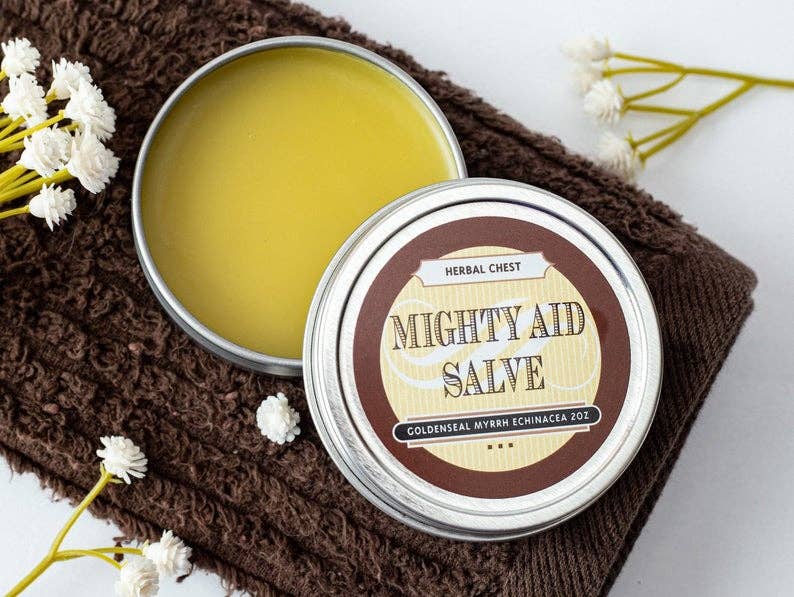 Herbal Chest - Wholesale Healing Salve/Balm/Cream - Mighty Aid Salve Natural First Aid Ointment2