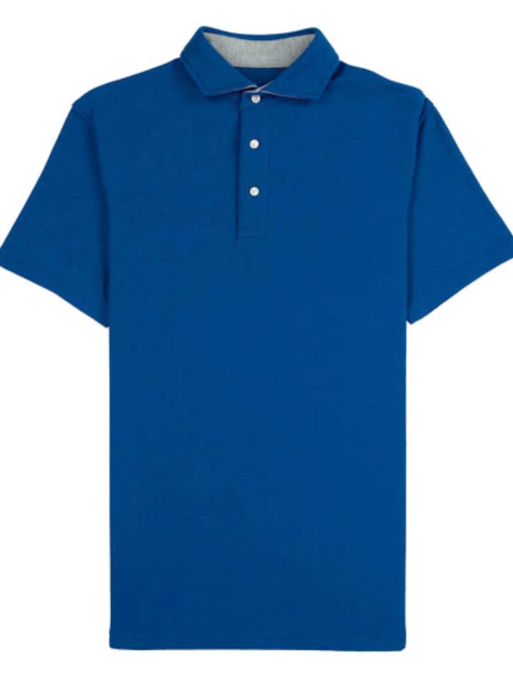 Luxury Spread Collar Style Polo - Solomeo for wholesale by VASTRM