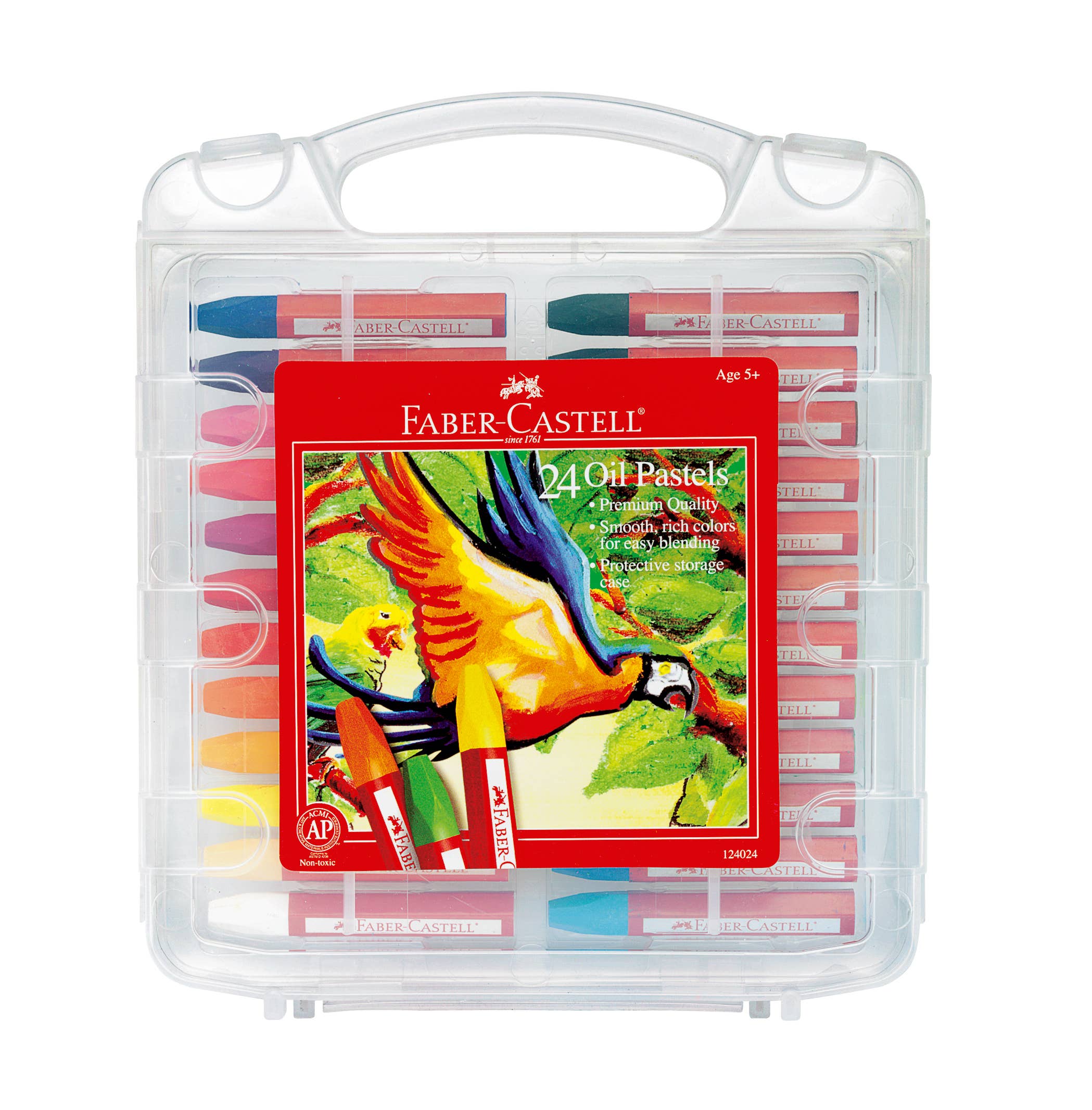 Faber-Castell / Creativity for Kids - Wholesale Art Set - Kids & Baby - 24 Oil Pastels in Storage Case for Kids1