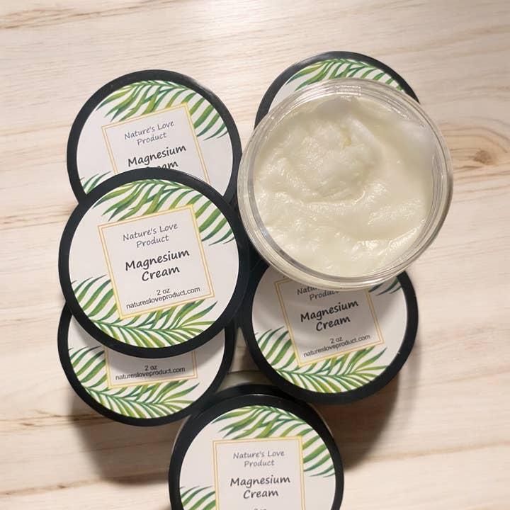 Nature's Love Product - Wholesale Body Cream/Lotion - 2oz Magnesium Cream - Sample Size 1
