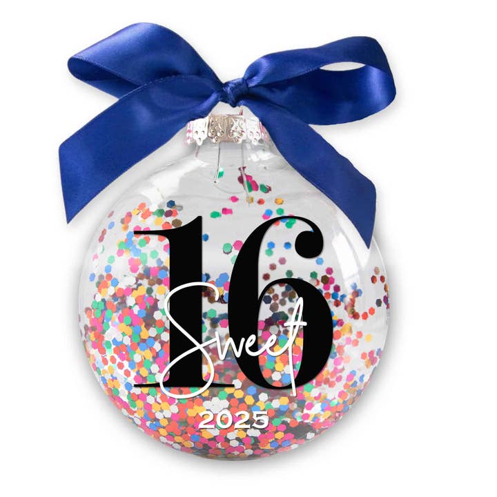 16th Birthday Ornaments – Sweet Sixteen Milestone Collection for wholesale by Firefly Wishes