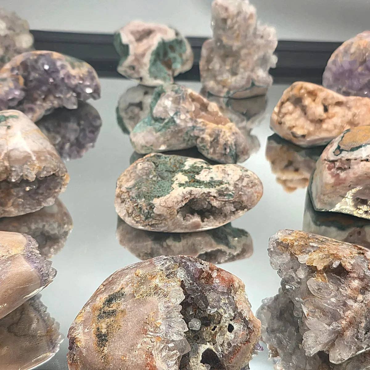 Distinction Crystals - Wholesale Spiritual Stone/Crystal - Large Pink Amethyst Crystal Clusters1