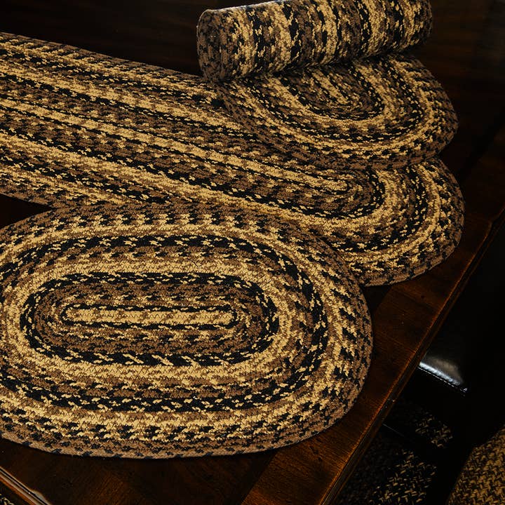 IHF HOME DECOR/IHF RUGS - Wholesale Area Rug - Cappuccino Braided Jute Area Rug & Table top BR-201
3