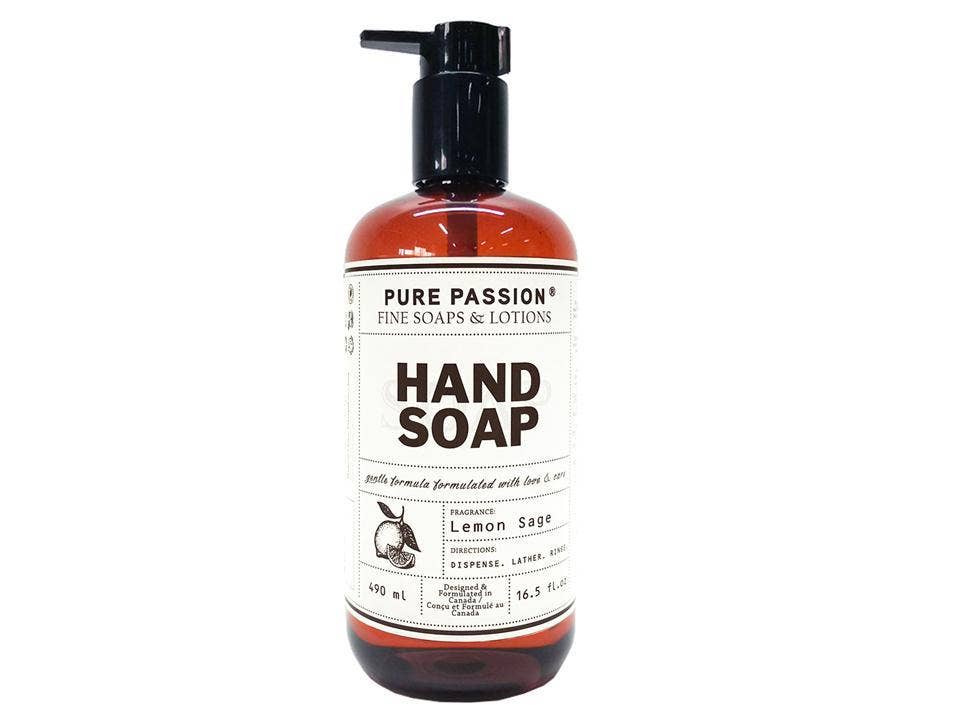 Bodico - Wholesale Hand Soap/Wash - Pure Passion Lemon Hand Soap Citrus490Ml/16.5Fl.Oz0