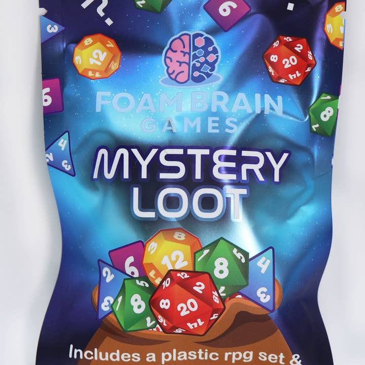 Foam Brain Games - Wholesale Dice - Mystery Loot: Plastic RPG Dice Set & Bonus Metal Die4