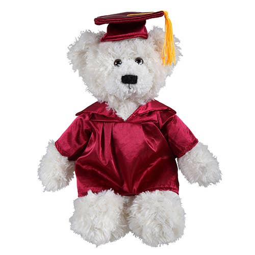 Plushland - Wholesale Stuffed/Plush Toy - Kids & Baby - Graduation Cream Brandon 12”