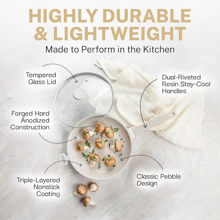 Gotham Steel/Granitestone - Wholesale Pan - Granitestone Diamond Desert Collection 14" Round Fry Pan