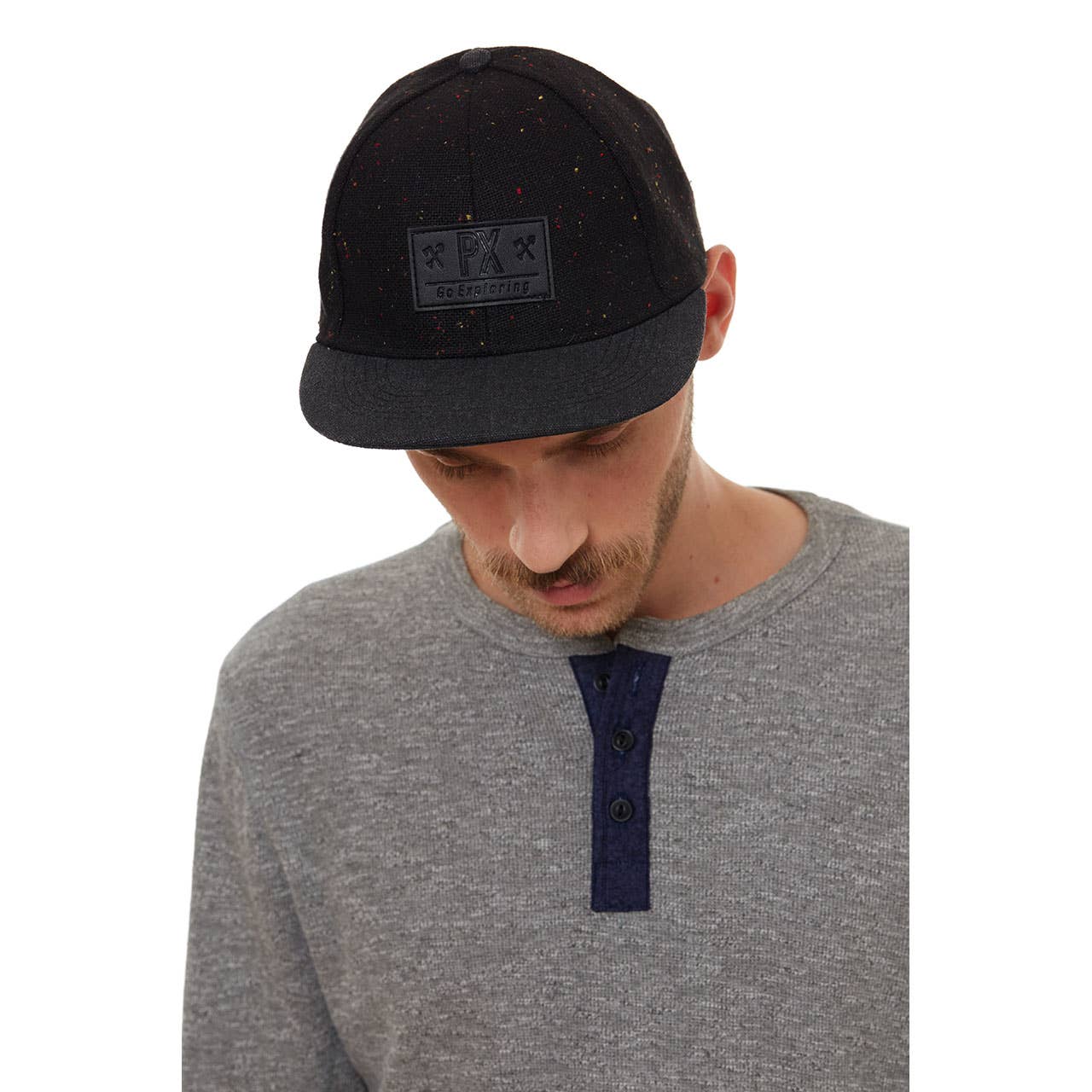 PX - Vente Casquette à visière plate – homme - Travis Bonnet à bord plat3
