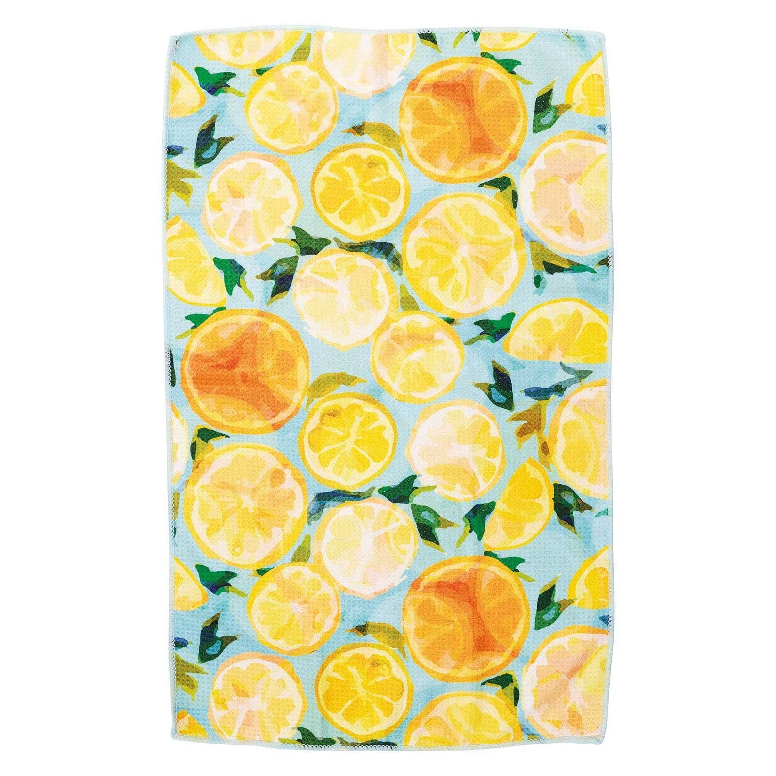 rockflowerpaper - Wholesale Tea Towel - Lemon Slices Eco Kitchen Tea Towel10