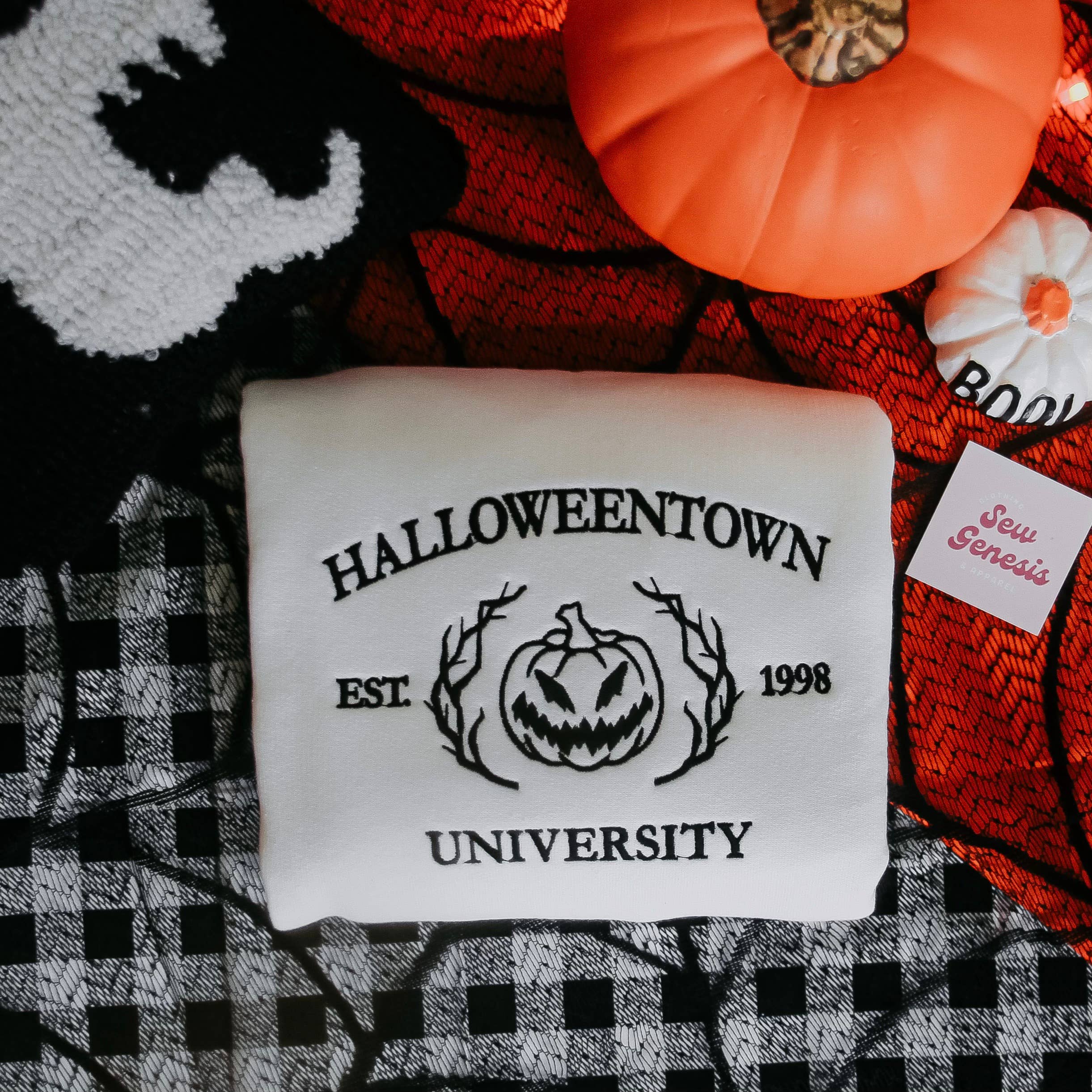 SewGenesis - Wholesale Sweatshirt - Women's - Halloweentown Embroidered Crewneck3