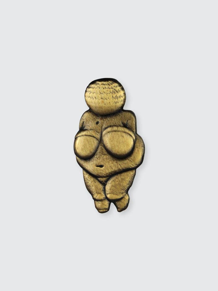 Venus of Willendorf • Enamel Pin for wholesale by Pin Museum