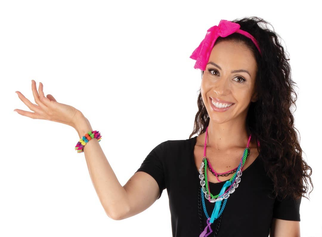 P'tit Clown - Wholesale Costume - Unisex - Punk Bracelet - Fluorescent Multicolor1