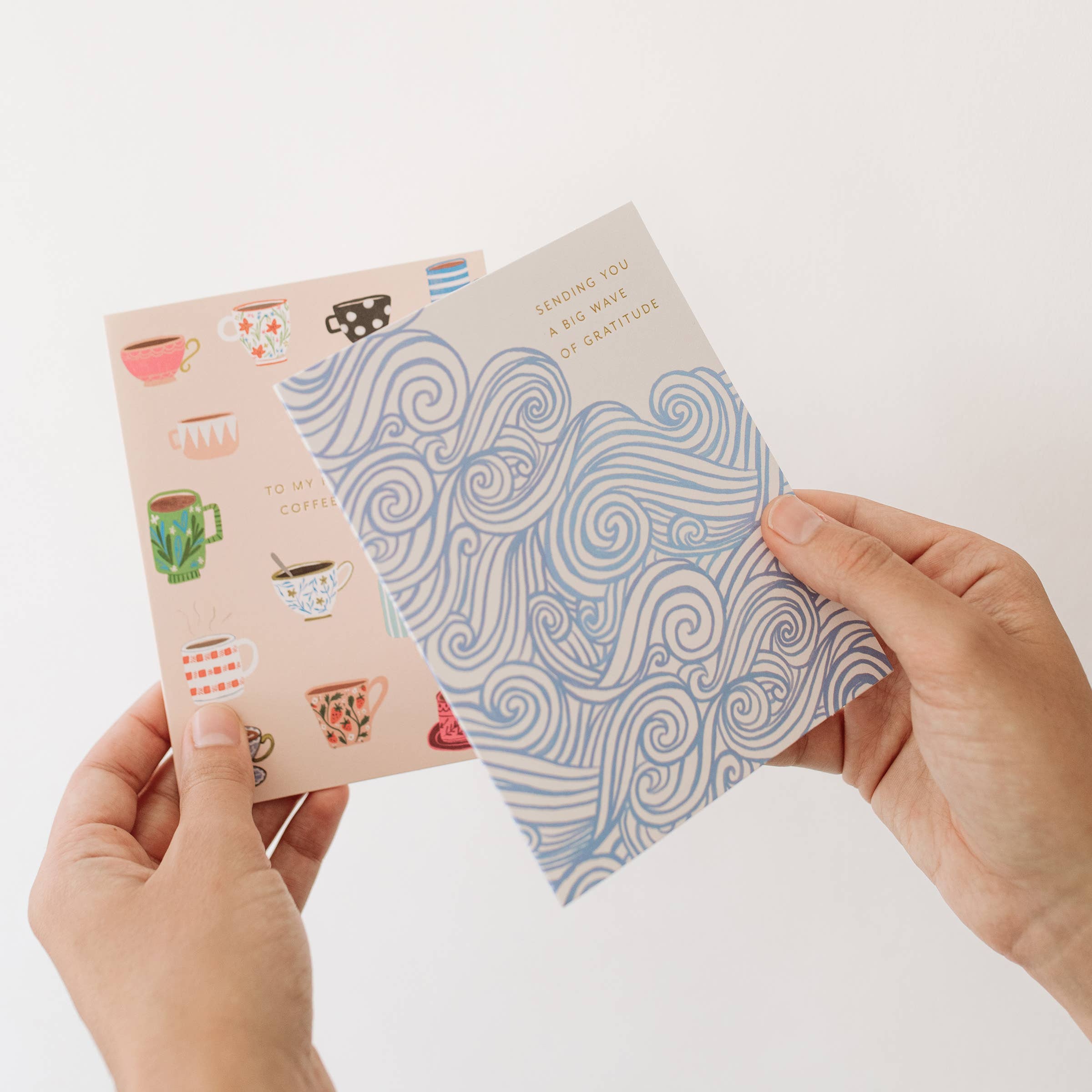 Ramona & Ruth - Venta al por mayor Tarjetas de agradecimiento - Tarjeta de Agradecimiento Ola1