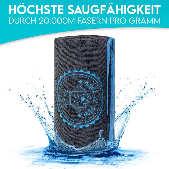 HUND IST KÖNIG - Wholesale Pet Towel - Dog - HUND IST KÖNIG® dog towel - extra absorbent (130x75cm)2