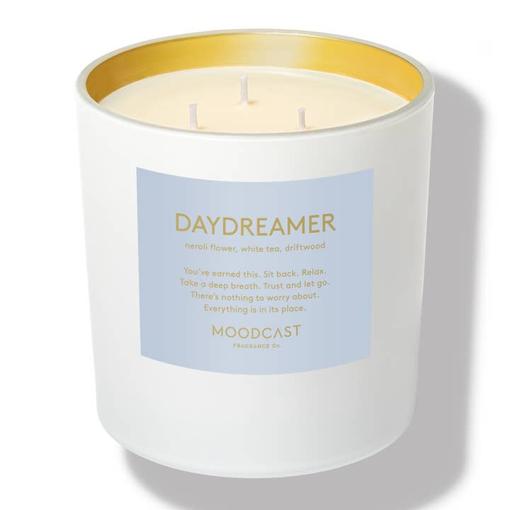 Vela de cera de coco de 3 mechas - Persona - Soñador - Tarro de 24 oz para venta al por mayor de Moodcast Fragrance Co.