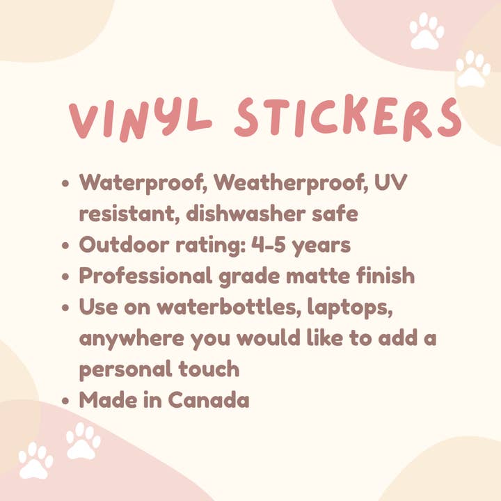 Sleepy House Lion - Wholesale Sticker - Happy Snowman Vinyl Sticker1