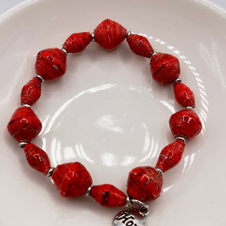 Crazy Love Africa - Wholesale Beaded Bracelet - HIV Awareness Bracelet