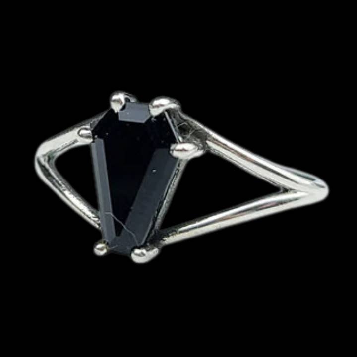 Black Coffin Wedding Ring (6x9) for wholesale by Inchoo bijoux inc