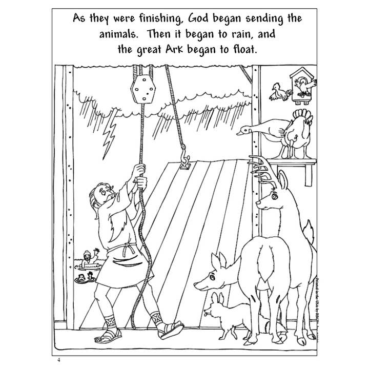 Really Big Coloring Books | ColoringBook.com - Wholesale Coloring & Activity Book - Kids & Baby - Noah and the Ark Coloring Book 8.5"x11"1