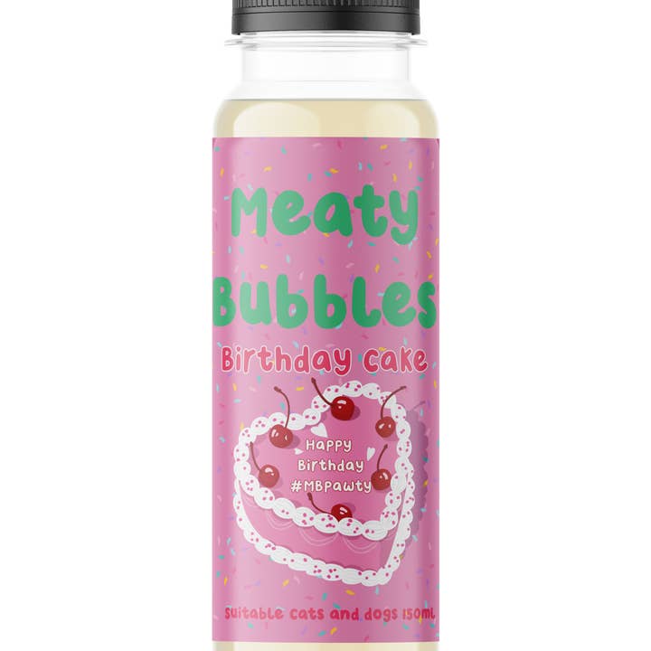 Apex Pet Products (Meaty Bubbles) - Wholesale Pet Toy - Dog - Birthday Cake Bubbles