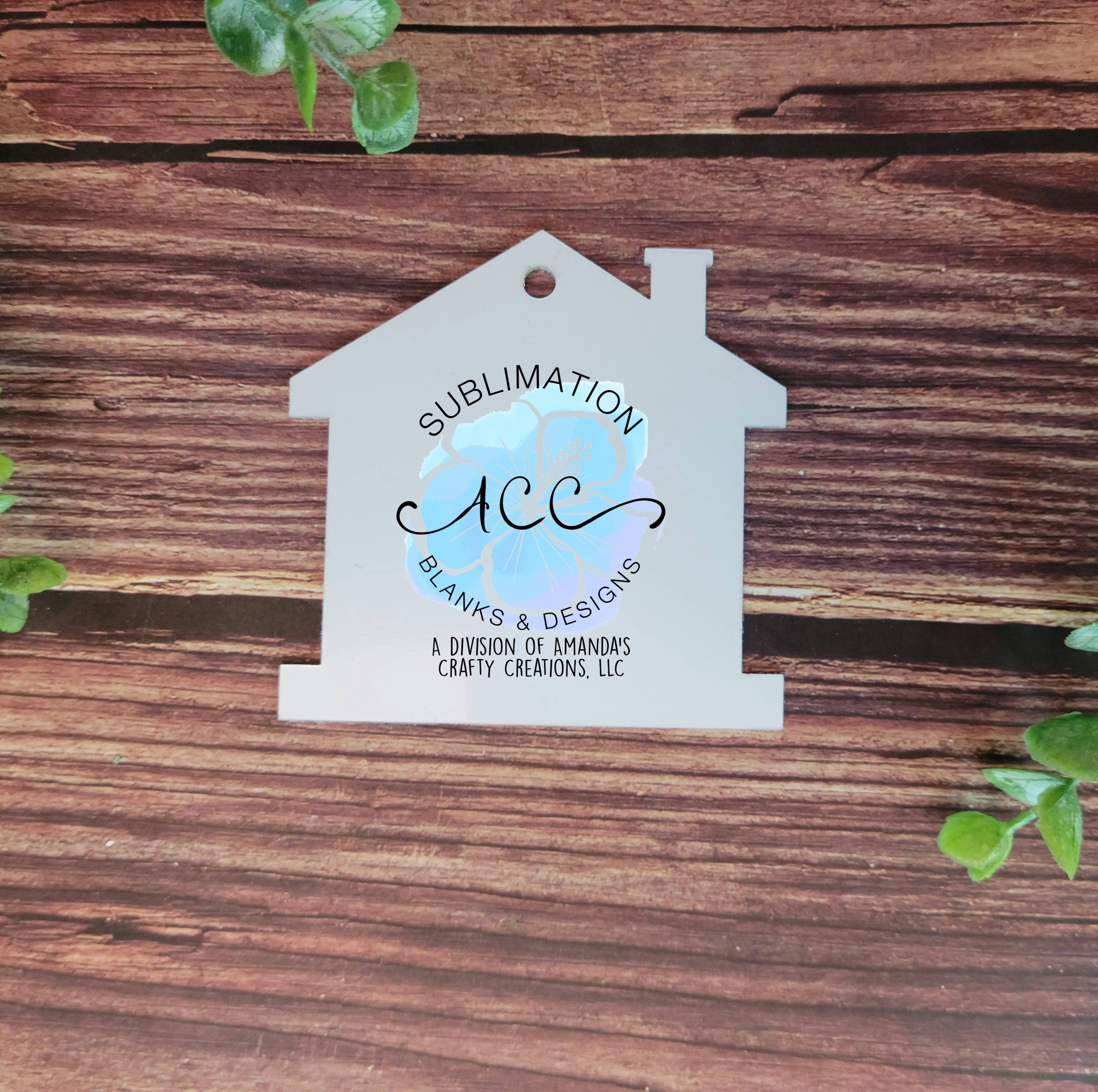 ACC Sublimation Blanks - Vente Objets de décoration - Supports d'ornement en aluminium pour sublimation, double face, prêts à l'emploi9