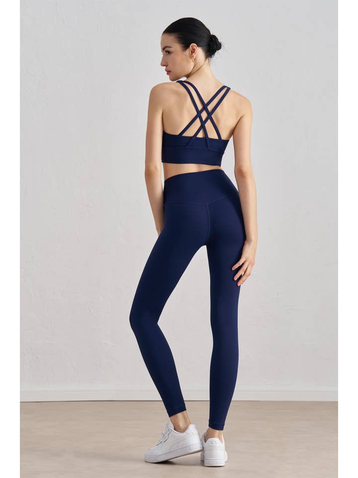 91thelabel - Wholesale Activewear Set - Women's - Isabella Strappy Back Sports Bra & Legging Activewear Set 13