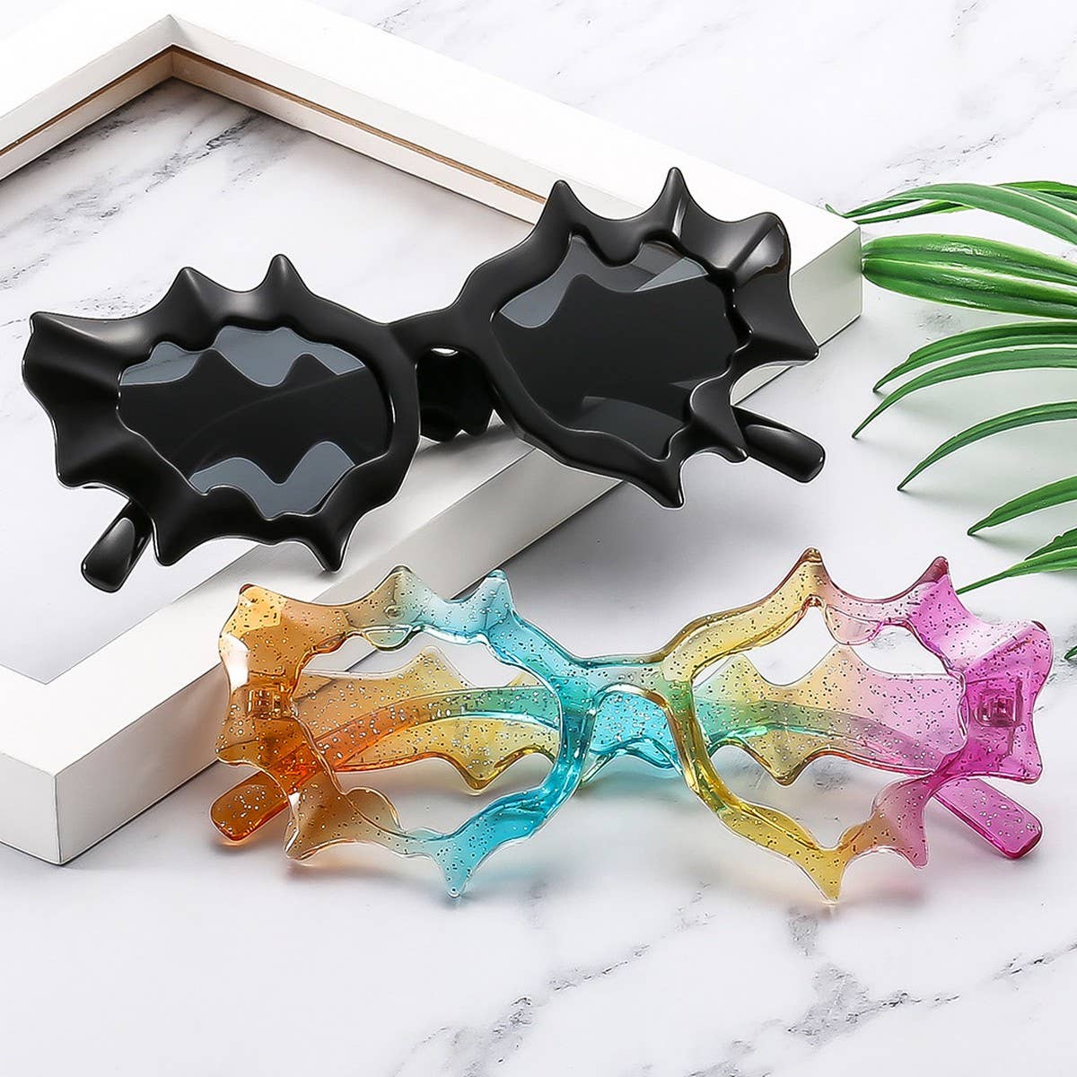 ACCITY - Wholesale Sunglasses - Women's - 2024 IRREGULAR FUTURISTIC PUNK SUNGLASSES UNISEX_CWASG02549