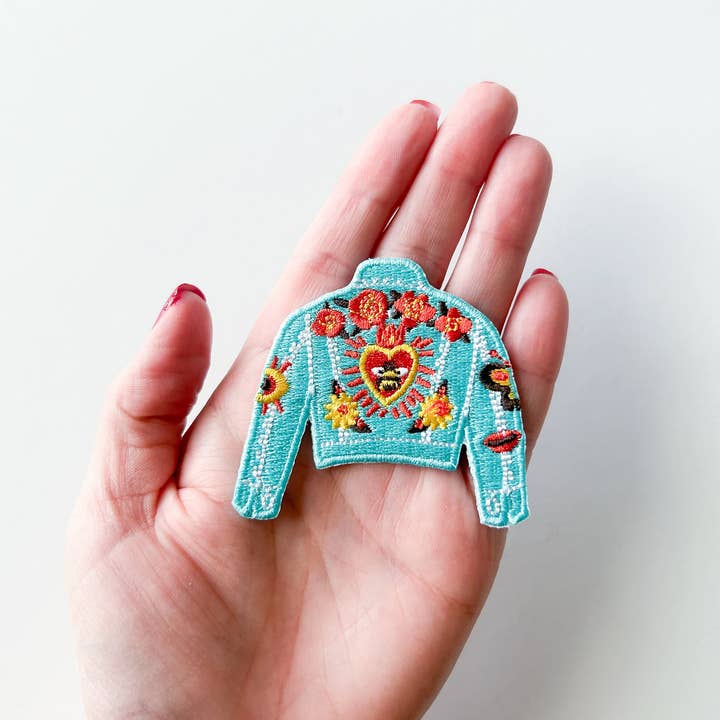 Field Trip Threads - Wholesale Patch - Cowgirl Jean Jacket Patch Embroidered Iron-On Patch2