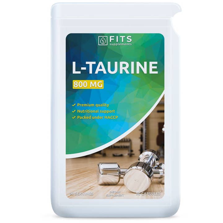 L-Taurina 800mg 90 cápsulas por atacado de FITS