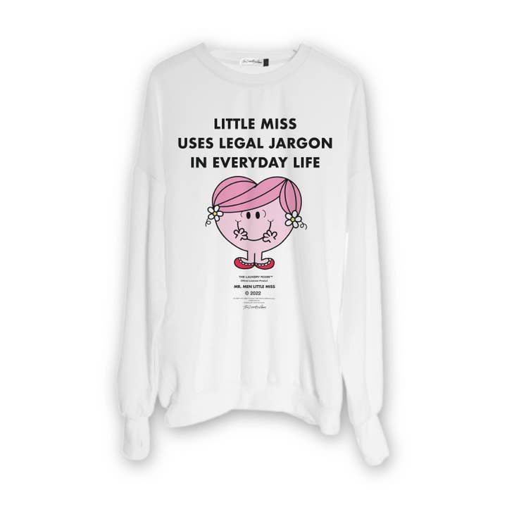 Jersey Little Miss Legal Jargon Jump, color blanco para venta al por mayor de The Laundry Room