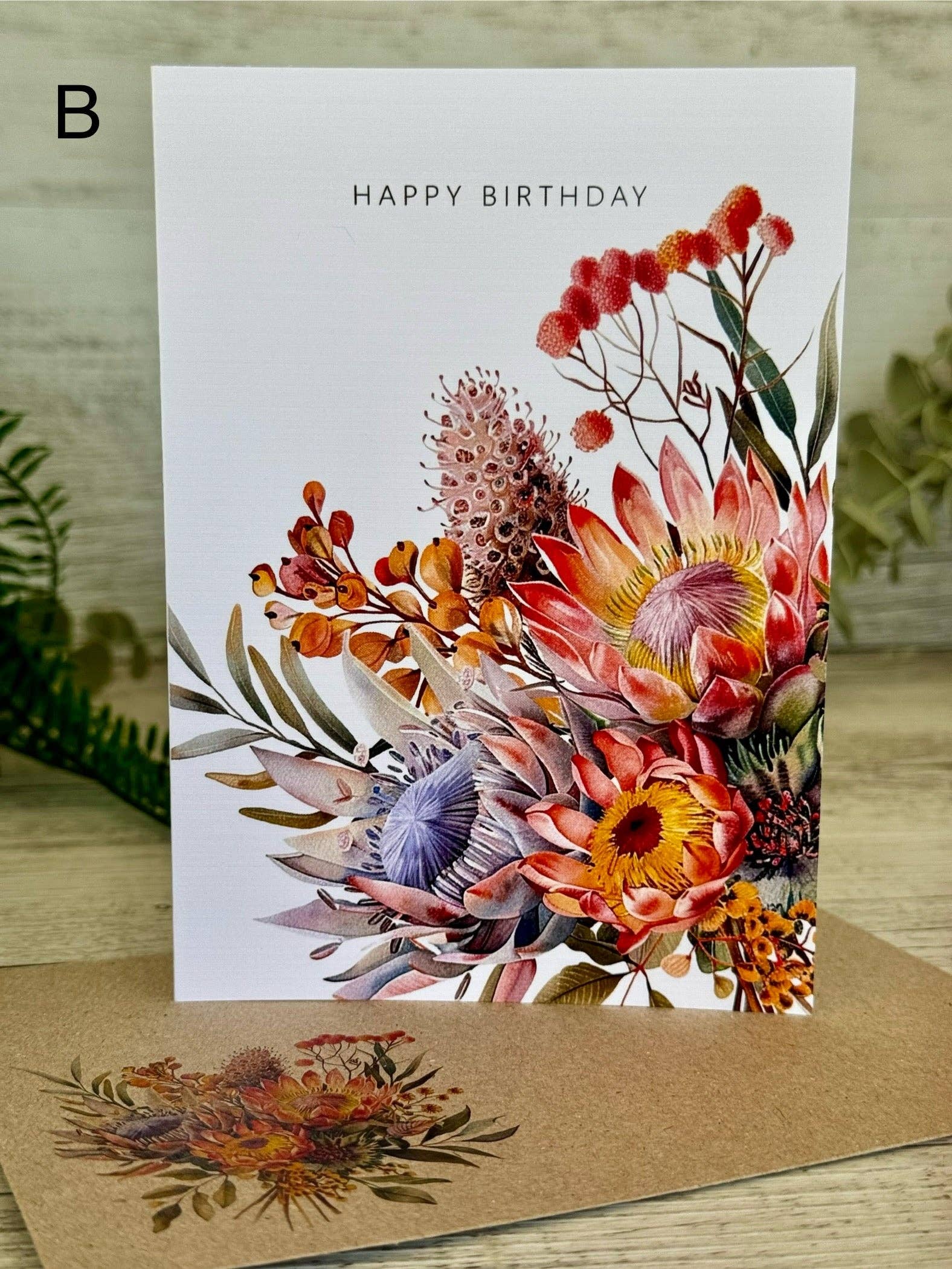 Scattered Seed Co - Vente Cartes d'anniversaire - Gamme de cartes FLORALES AUSTRALIENNES - Anniversaire - Merci etc.3