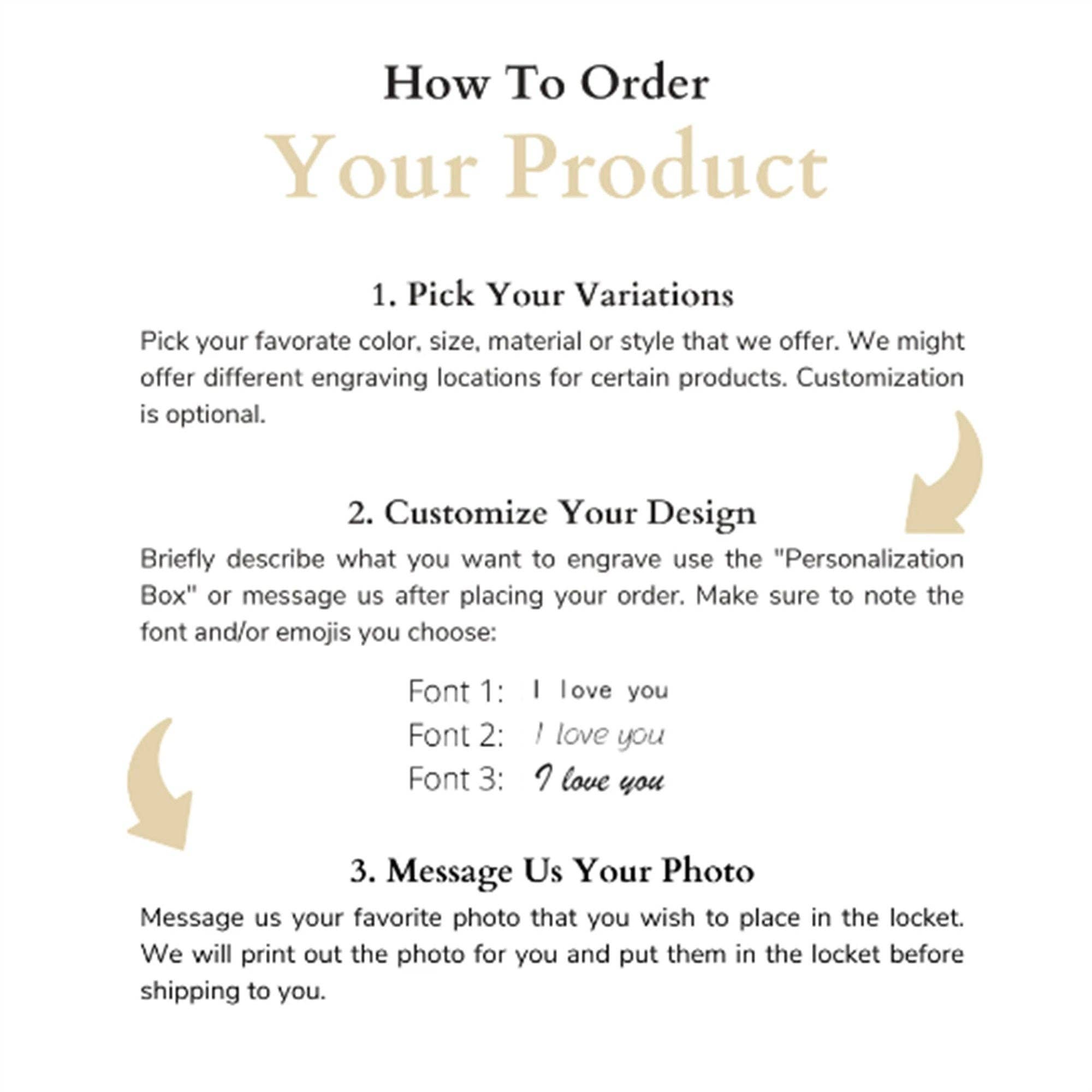 Perimade & Co. LLC - Wholesale Locket Necklace - Custom Lock Photo Locket Necklace in Stainless Steel8