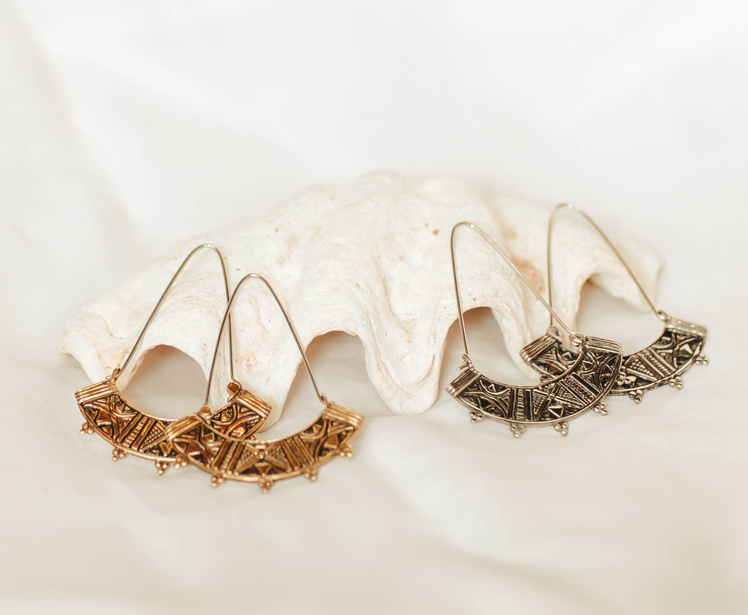 Nakila Collective - Vendita all'ingrosso Orecchini pendenti - Cerchio Ambhika6