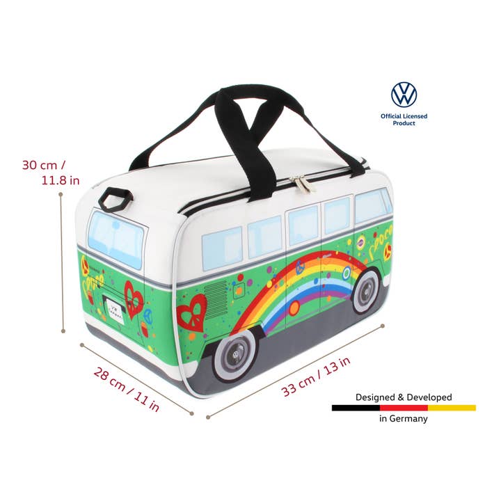 VW Collection by BRISA - Wholesale Cooler/Cooler Bag - VW T1 Bus Lightweight Travel Cooler Bag (25 l) – PEACE