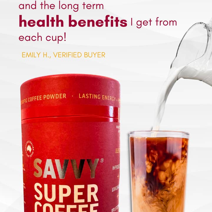 SAVVY BEVERAGES - Wholesale Instant coffee/espresso - FOCUS NOOTROPIC COFFEE POWDER7