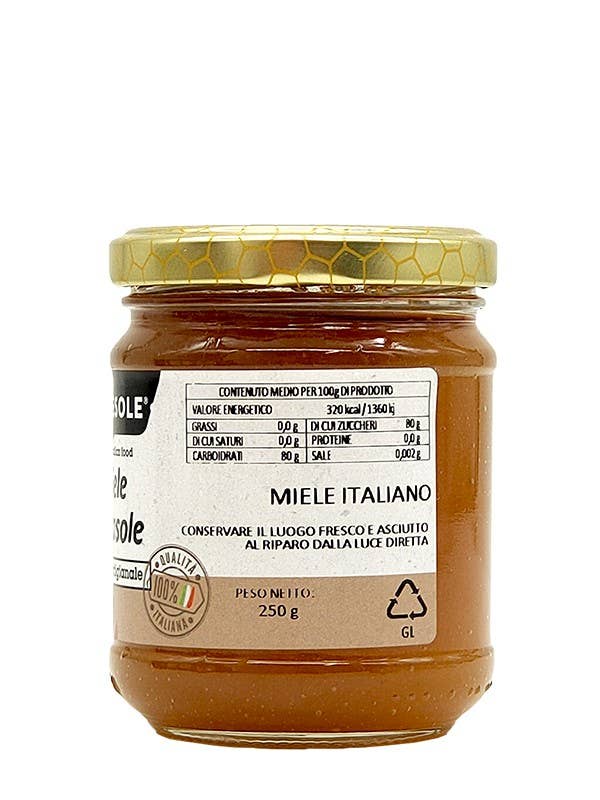 Oltresole - Wholesale Honey - SUNFLOWER HONEY 250 g2
