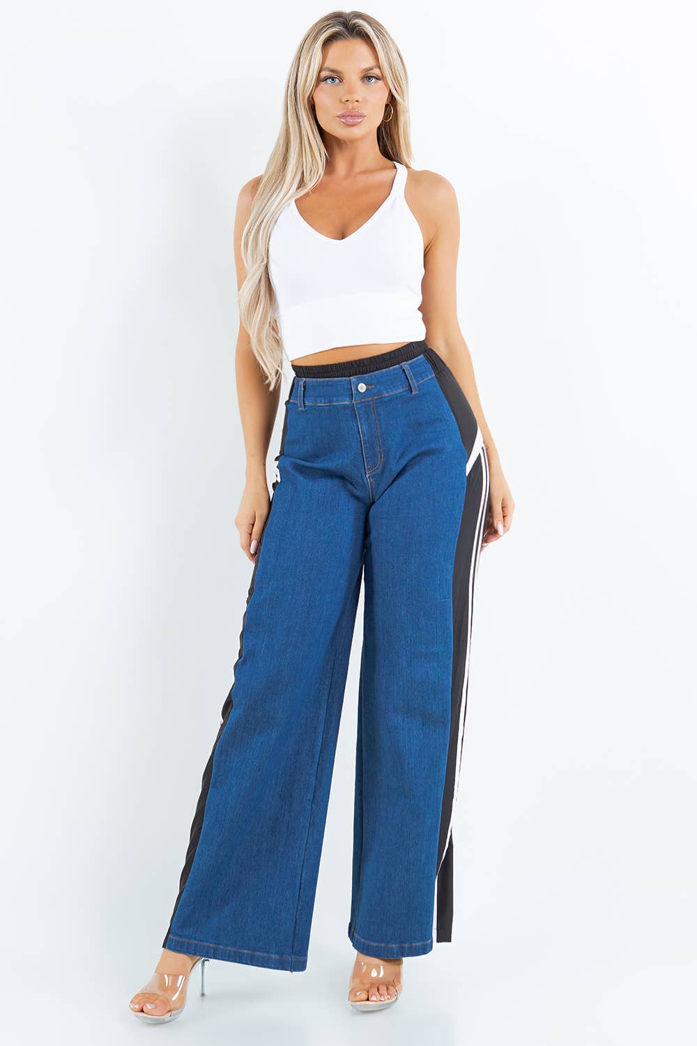 LABIJOU – wholesale Top & pants set (NOT Loungewear) – Women's – PD240 DENIM COMBO1