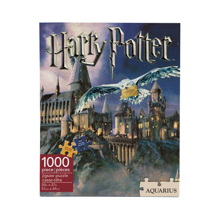 AQUARIUS, GAMAGO, ICUP, & ROCK SAWS by NMR Brands - Wholesale Puzzle - Adult - Harry Potter Hogwarts 1000 Piece Jigsaw Puzzle