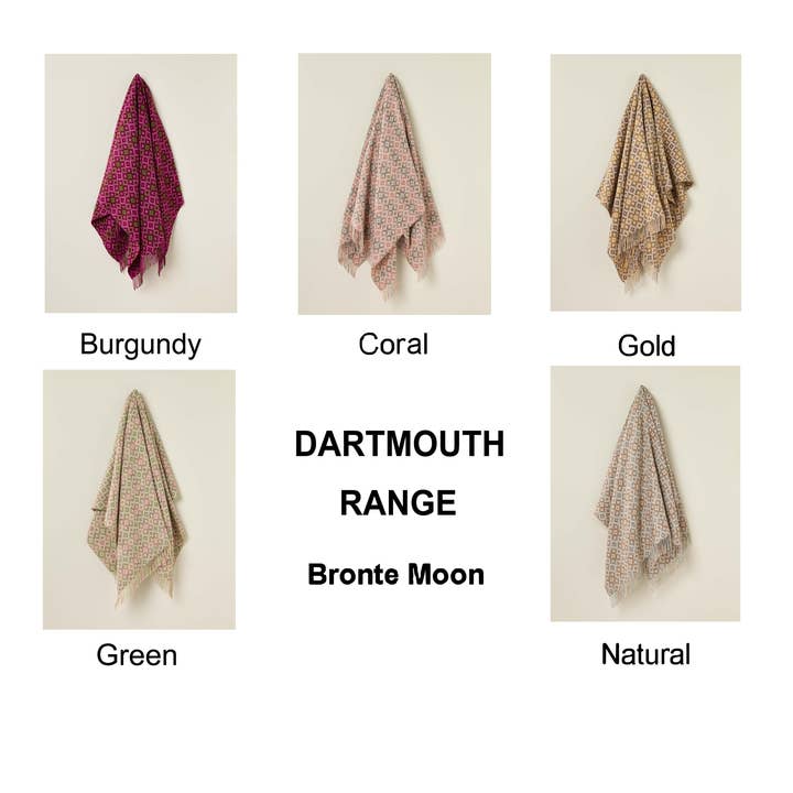 Bronte Moon - Wholesale Throw Blanket - Dartmouth Range - Shetland Quality Throw - Made in England9