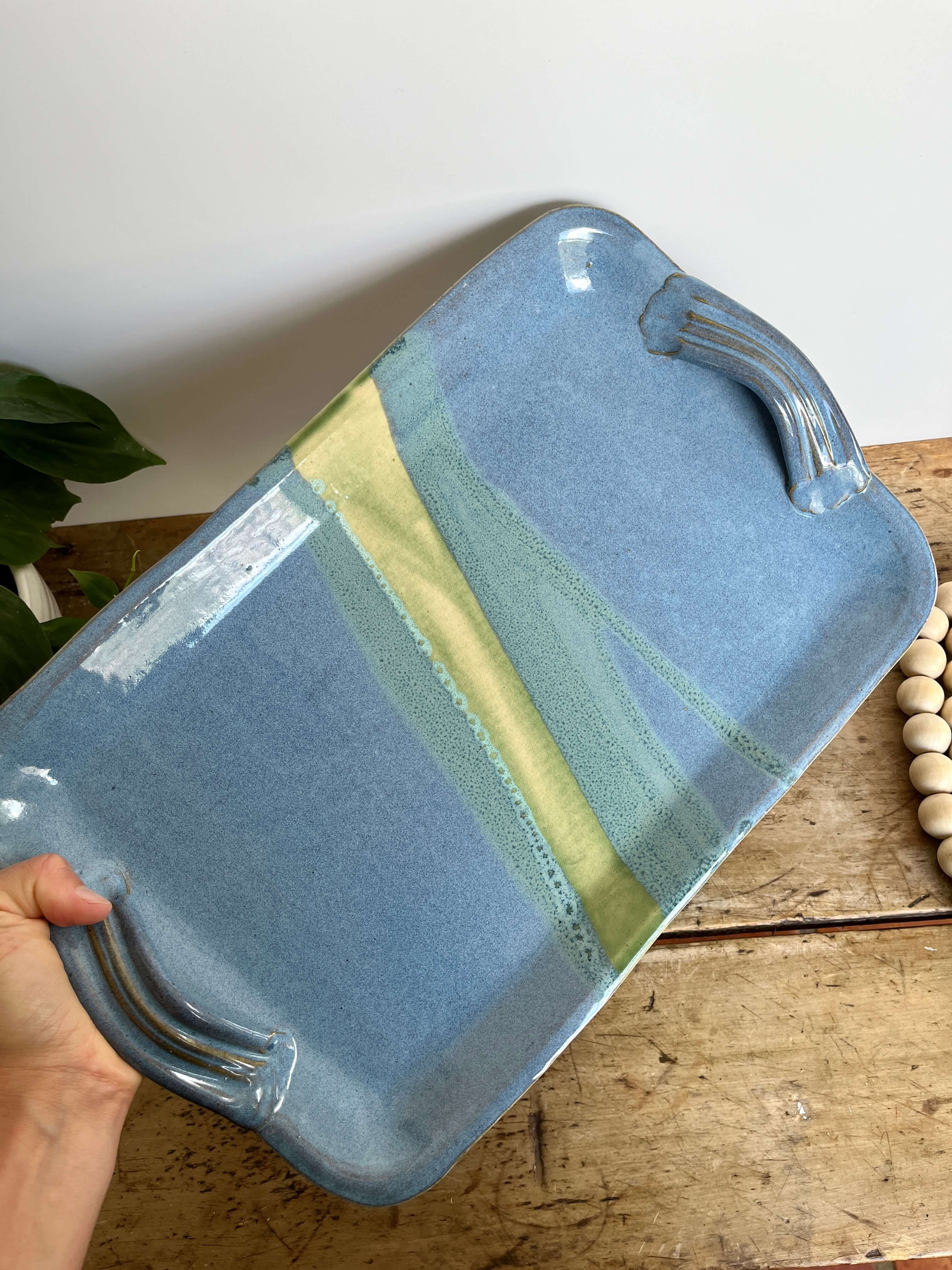 Coastal Clay Co. - Wholesale Platter - Large Serving Platter Handmade Pottery Tray11