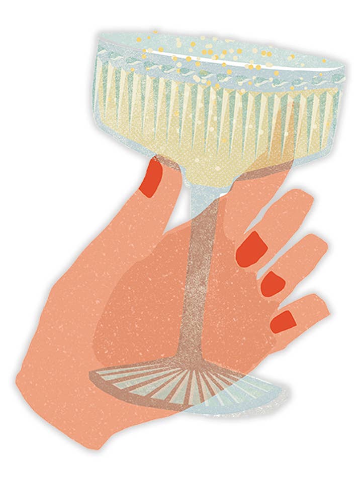 Coupe Chin-Chin - individual sticker for wholesale by Isatopia